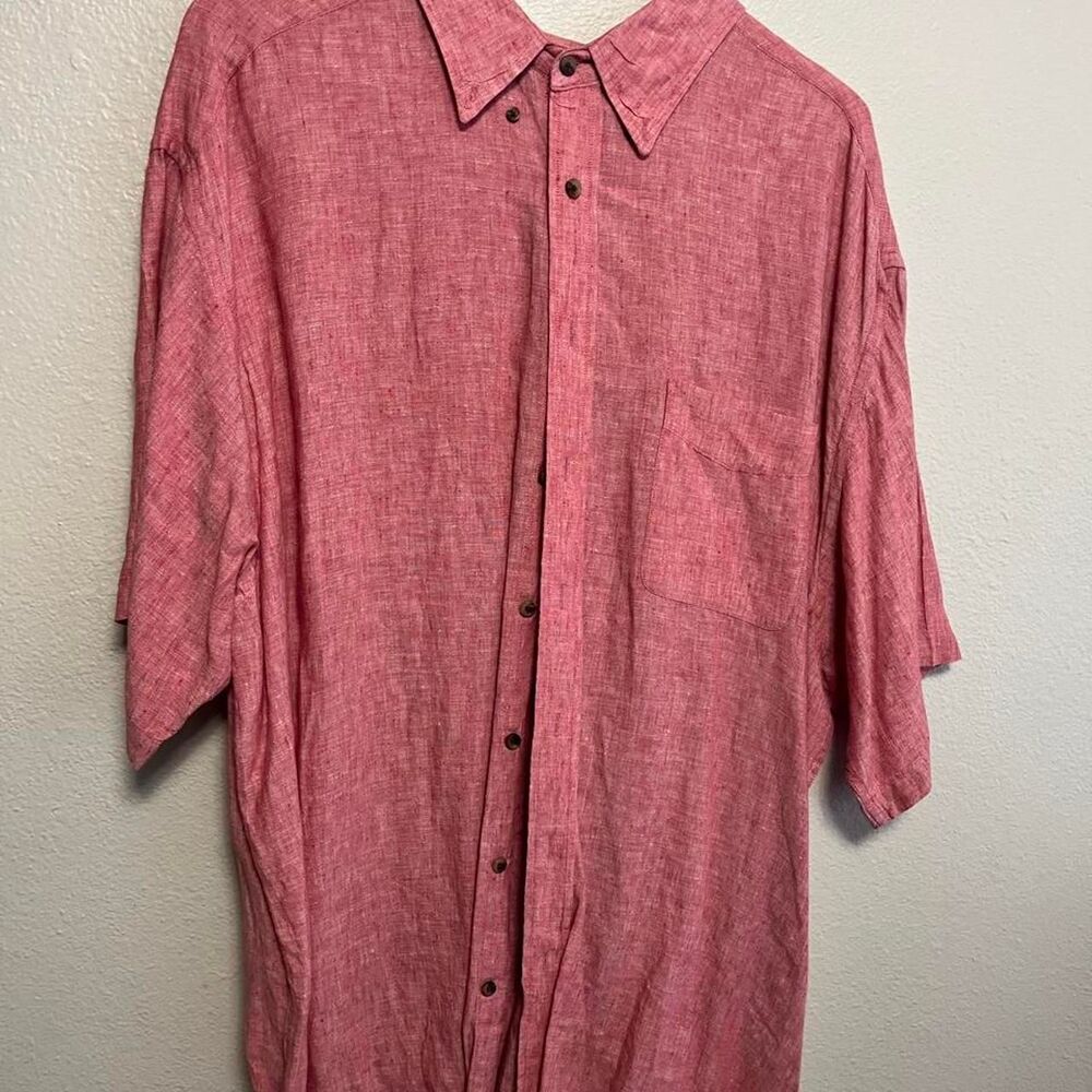 Unbranded Men's Pink and Red T-shirt